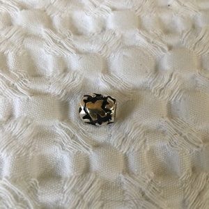 Silver and Gold K charm